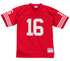 Mitchell & Ness Joe Montana Scarlet San Francisco 49ers 1990 Legacy Player Jersey Questions & Answers